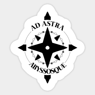 Genshin Impact Ad Astra Abyssosque (Black) Sticker